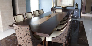Dining Room Table with custom chairs